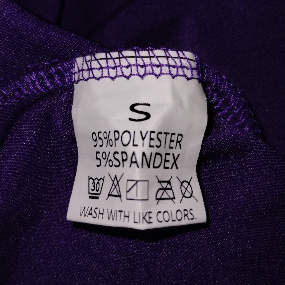 Goth Corsette Women's Small Purple Strappy - Picture 6 of 7